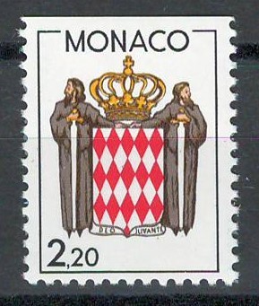 Monaco 1987 Mi 1832 MNH - Stemele Statelor foto