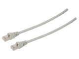 Patch cord S/FTP Cat 6a RJ45 - 1m, ecranat, litat, cu folie Al-PET