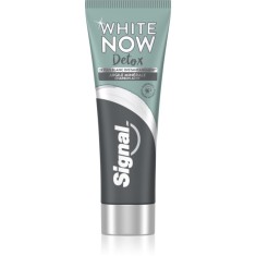Signal White Now Detox Charcoal pasta de dinti pentru albire cu cărbune activ 75 ml