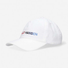 Helly Hansen șapcă de baseball din catifea Graphic Cap culoarea alb, cu imprimeu 48146-11