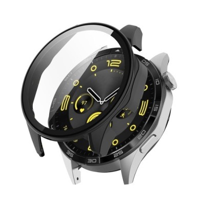 Husa pentru Huawei Watch GT 4 (46mm) + Folie - Techsuit Defense360 Pro - Black foto
