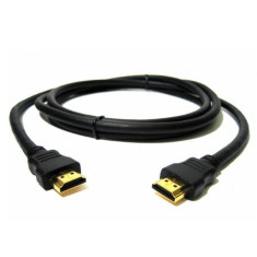 4World 07007 Cablu HDMI - HDMI 1.5m placat cu aur foto