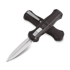 Cuțit automat cu spargator de sticla, DEPOX&reg;, lama otel, 23 cm, argintiu