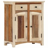 Dulap lateral, 60 x 30 x 75 cm, lemn masiv reciclat