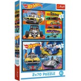 PUZZLE TREFL 2X70 HOT WHEELS MASINI SuperHeroes ToysZone
