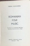 Romanian folk music(Muzica folk romaneasca- carte in franceza)- Tiberiu Alexandru