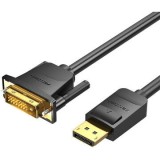 CABLU video Vention, DisplayPort(T) la DVI-D(T) 24+1 pin, 2m, rezolutie 1080p la 60Hz, PVC, negru, &quot;HAFBH&quot; (timbru verde 0.08 lei) - 6922794745292