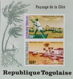 BC878, Togo 1974, colita neperforata peisaje