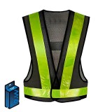 Vestă reflectorizantă pentru trotineta / bicicleta electrică, verde | Motorevolution