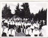 Bnk foto - Pionieri - Ceremonie pioniereasca - anii `70, Alb-Negru, Romania de la 1950