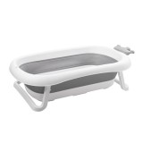 Cadita pliabila pentru bebelusi cu dop de scurgere, Lorelli Royal, 83 cm, Grey