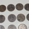 Lot vintage de 47 monede de 1 penny