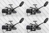 SET 4 Mulinete Crap ROBINHAN Powerforce 10000 cu tambur long-cast Capacitate: 0,28mm/310m, Stationar, Baracuda