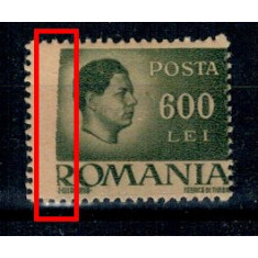 1946 - Mihai, val. 600L eroare, tipar incomplet