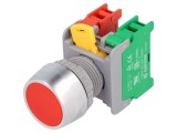 Comutator Acționat Prin Apăsare 22mm 1NC NO