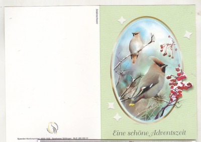 bnk cp Pasari - felicitare necirculata foto
