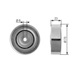 GATES T36161 DriveAlign&reg; rola intinzator,curea transmisie