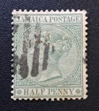 Jamaica 1872&ndash;1890 - Timbru Clasiv Regina Victoria / &frac12;d -CLN1