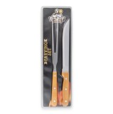 Set cutit + furculita pentru gratar BIG JEFF BBQ MASTER