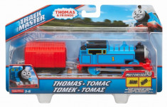 THOMAS TRACKMASTER LOCOMOTIVA THOMAS CU VAGON foto