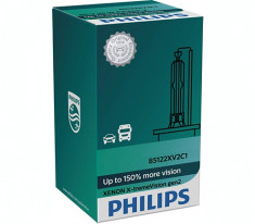 Bec auto xenon pentru far Philips X-tremeVision gen 2 +150% D1S 35W 85V 85415XV2C1 foto