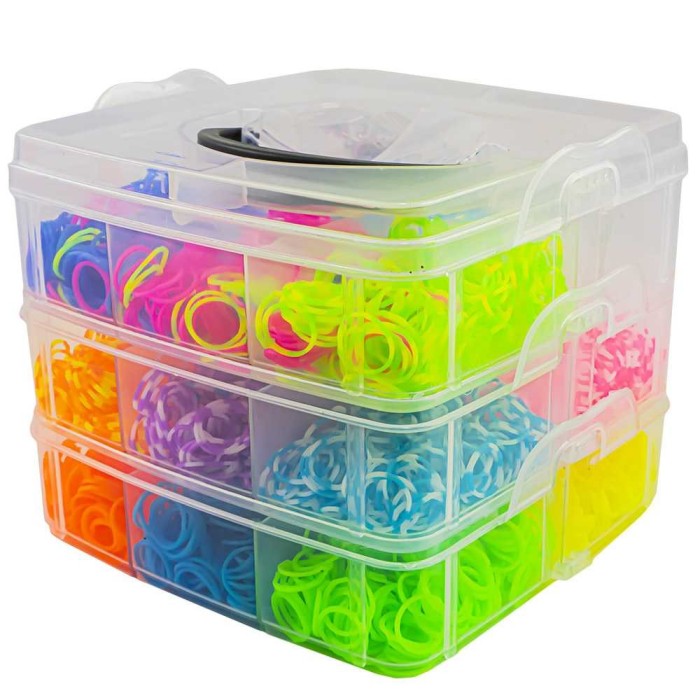 Set creativ elastice, 3500 piese, 7Toys