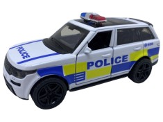 Macheta replica de politie Range Rover alb
