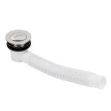 Sifon Klik-Klak Leziter pentru Tavă de Duș 50mm, Zinc/PVC, Lungime 30cm, Ad&acirc;ncime 4.5cm