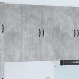 vidaXL Dulap suspendat de bucătărie Gri din beton 80 x 31 x 100 cm 885148