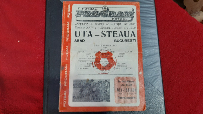 program UTA - Steaua