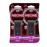 Pachet 2 x Odorizant auto grila ventilatie Puf-Puf K2 Neone Sensual Fruit