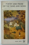 POETRY AND PROSE OF THE TANG AND SONG , 1984