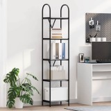VidaXL Raft pentru cărți sonoma gri 40 x 30 x 183 cm Lemn compozit