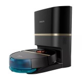 Aspirator robot Philips Seria 7000 Aqua XU7100/01, 0.26 L, 5200 mAh, LiDAR, 5000 Pa, Negru