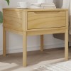 Masuta Veioza Gossi Floro Maro Ceara 55x55 Lemn Masiv Pin Noptiera Cafea Living
