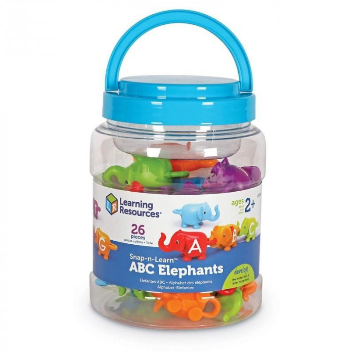 Elefantei cu litere PlayLearn Toys