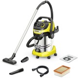 Aspirator multifunctional Karcher WD 6 P S V-30/8/22/T, 1300 W, aspirare umeda si uscata, 30 l rezervor, furtun 2.2m, functie de suflare, galben/negru