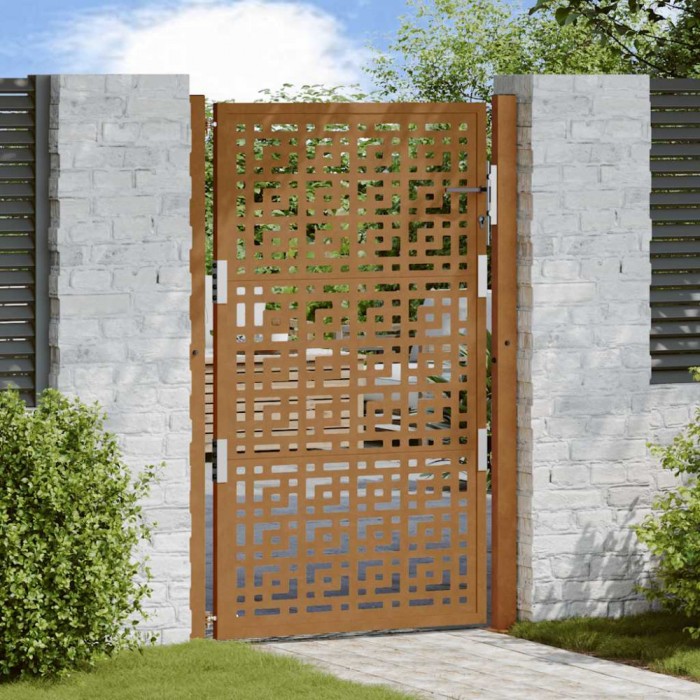 Gossi poarta de gradina design cruce din otel rezistent la intemperii