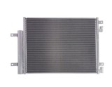 Condensator climatizare Opel Karl, 2015-2019, motor 1.0, 55 kw benzina, cutie manuala, full aluminiu brazat, 495(467)x370(362)x12 mm, cu uscator si f