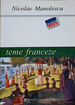 TEME FRANCEZE-NICOLAE MANOLESCU-150008 foto