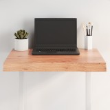 Blat masa vidaXL, 60x50 cm, 2-6cm grosime, lemn masiv stejar, maro, contur organic, universal, blat mobilier