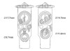 Supapa expansiune clima BAV, Citroen Berlingo, 1996-2002, Evasion, 1994-2002, Jumpy, 1995-2006, XM, 1989-2000, motor benzina; diesel, Rapid