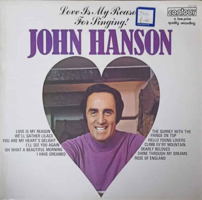 Disc vinil, LP. Love Is My Reason For Singing-JOHN HANSON-240563 foto