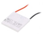 Modul Peltier 15,4V 4A 30x30mm 35,6W 20AWG 68&deg;C