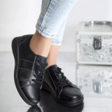 Cumpara ieftin Pantofi casual bety negru piele naturala, 36