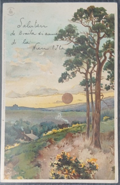 Carte postala, Braila, 1900