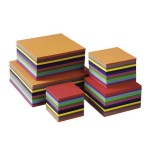 Set 480 coli pliabile colorate 16 x 16 cm - Heutink