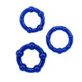 Set inele Rosy Power Beaded