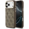Husa MagSafe pentru Apple iPhone 17 Pro, Guess, 4G Classic, Maro