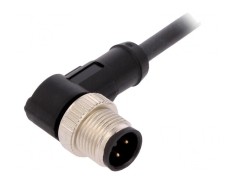Cablu Conectare M12 4PIN Unghi 5m 250VAC 4A PUR